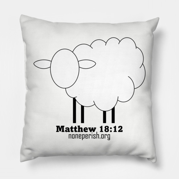 None Perish Lamb Logo Pillow by None Perish Evangelistic Ministries