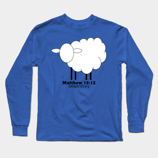 None Perish Lamb Logo Long Sleeve T-Shirt by None Perish Evangelistic Ministries