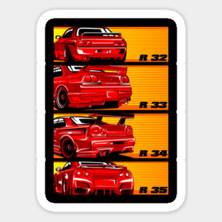 GTR Booty Compilation Sticker