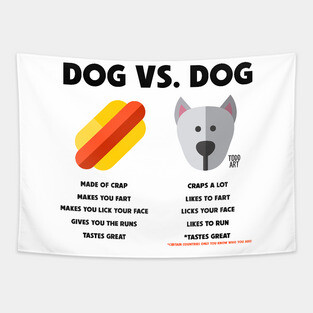 DOG VS DOG Tapestry