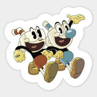 Cuphead and Mugman Sticker