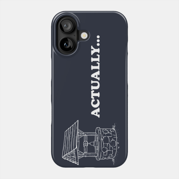 Well Actually Phone Case by dumbshirts
