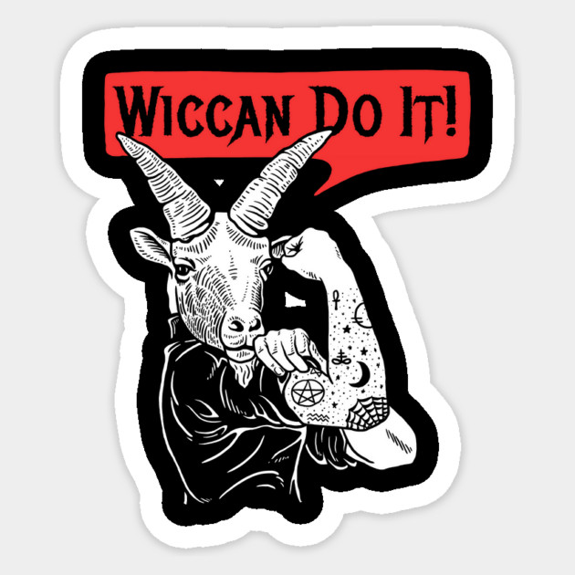 Wiccan Do It Sticker by dumbshirts