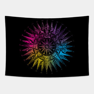 Old Compass Tapestry