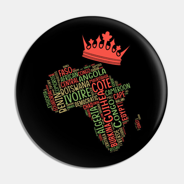 Black History, Africa Map, Colors, African American Pin by UrbanLifeApparel