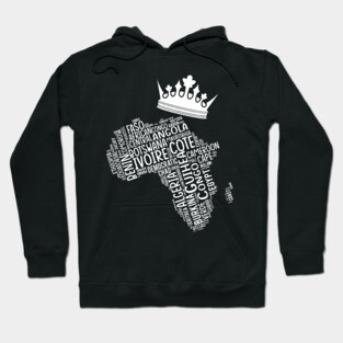 Black History, Africa Map, Colors, African American, light Hoodie