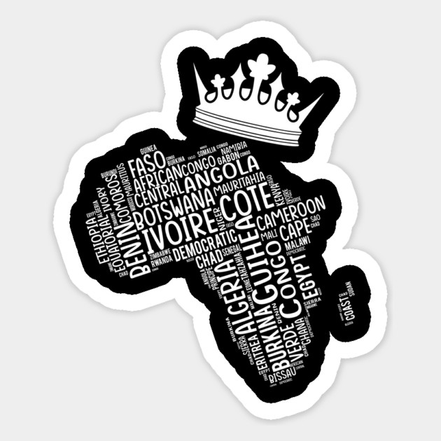 Black History, Africa Map, Colors, African American, light Magnet by UrbanLifeApparel