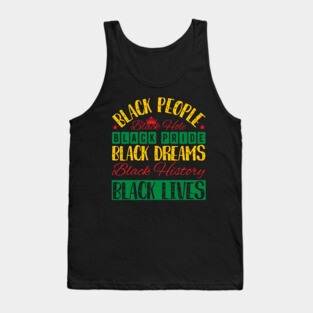 Black Everything, Black History, Black lives matter Tank Top