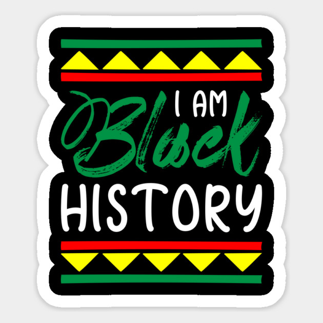 I am black history, Black History, Black lives matter Magnet by UrbanLifeApparel