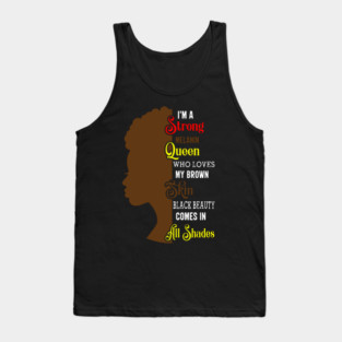 Strong Black Woman, Black History, Black lives matter Tank Top