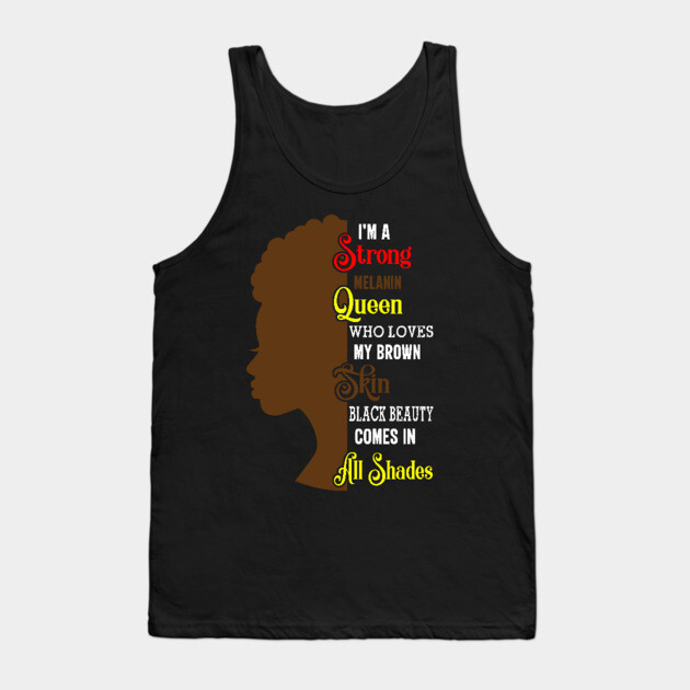 Strong Black Woman, Black History, Black lives matter Tank Top by UrbanLifeApparel