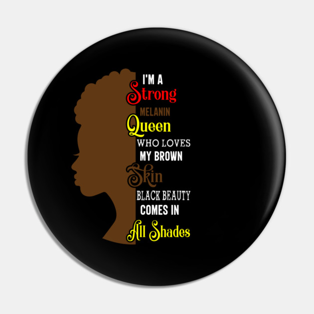 Strong Black Woman, Black History, Black lives matter Pin by UrbanLifeApparel