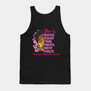 She is stronger than the storm, Black History, Black lives matter Tank Top