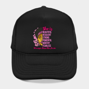 She is stronger than the storm, Black History, Black lives matter Hat