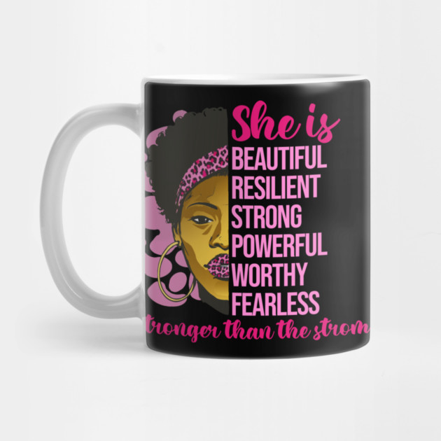 She is stronger than the storm, Black History, Black lives matter by UrbanLifeApparel