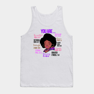 God Says you are so much more, Black History, Black lives matter Tank Top
