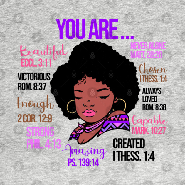 God Says you are so much more, Black History, Black lives matter by UrbanLifeApparel