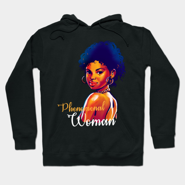 Phenomenal Woman, Black History, Black lives matter Hoodie by UrbanLifeApparel