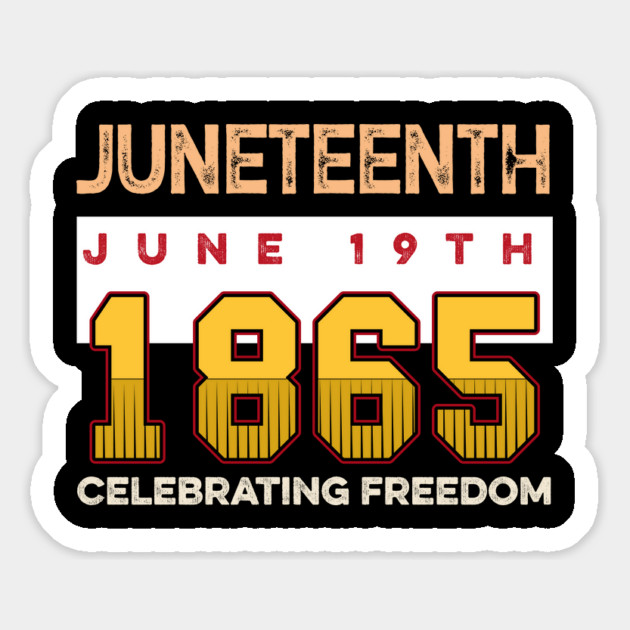 Juneteenth Celebrate Freedom 1865, Black History, Black lives matter Magnet by UrbanLifeApparel
