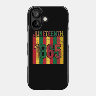 Juneteenth 1865, Black History, Black lives matter Phone Case