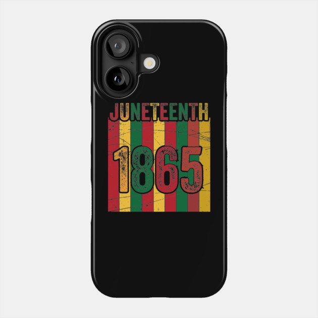 Juneteenth 1865, Black History, Black lives matter Phone Case by UrbanLifeApparel