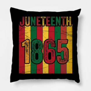 Juneteenth 1865, Black History, Black lives matter Pillow
