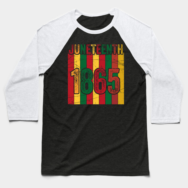 Juneteenth 1865, Black History, Black lives matter Baseball T-Shirt by UrbanLifeApparel