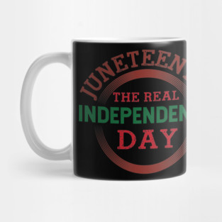 Juneteenth the real independence day, Because my ancestors weren't free in 1776, Black History, Black lives matter Mug