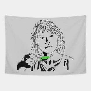 Jurassic Park - velociraptor fear Tapestry