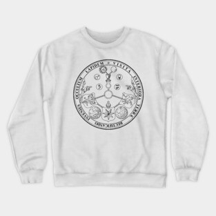 VITRIOL, Rosicrucian Secret Symbols, Esoteric Crewneck Sweatshirt