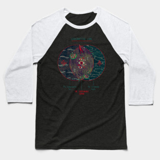 Lovecraft Venn Diagram Baseball T-Shirt
