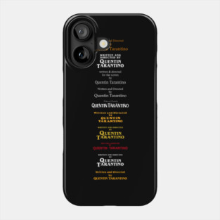 directed by Quentin Tarantino (updated for 2019) Phone Case
