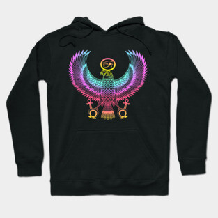 Ancient Egyptian God Horus as Royal Falcon Hoodie