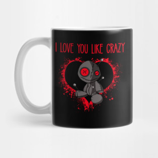 I Love You Like Crazy Voodoo Doll Cheeky Witch® Mug