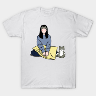 chill with cat T-Shirt