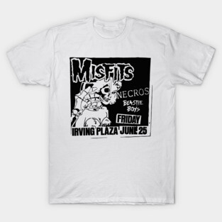 Misfits / Necros / Beastie Boys Punk Flyer T-Shirt
