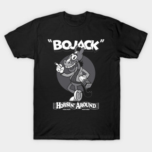 Vintage Cartoon Horseman (Dark) T-Shirt