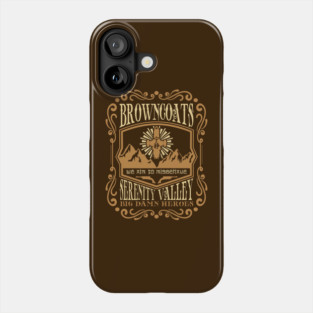 Unofficial Firefly Serenity Browncoats Phone Case