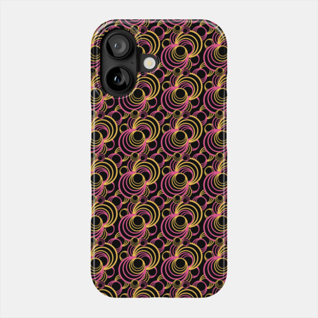 CIRCLES IN CIRCLES PATTERN Phone Case by droidmonkey