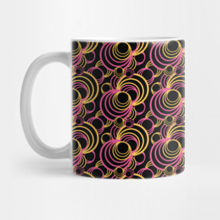 CIRCLES IN CIRCLES PATTERN Mug