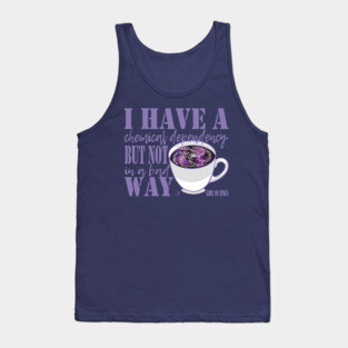 Girl in Space Coffee Dependency Tank Top