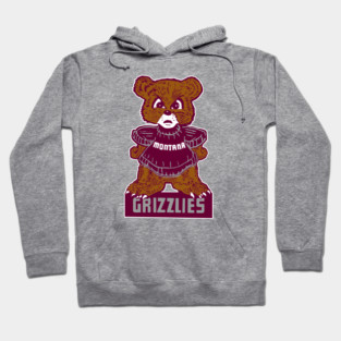 Vintage Montana Grizzly Mascot Hoodie