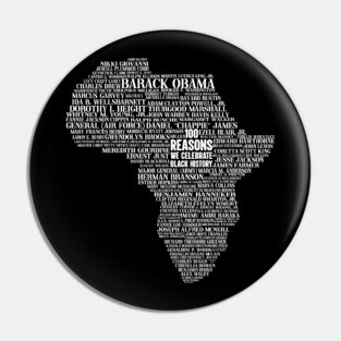 100 Reasons we celebrate black history, Africa, Black History, typography Pin
