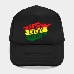 Black Every Month, Black History, Black Lives Matter, African American Hat