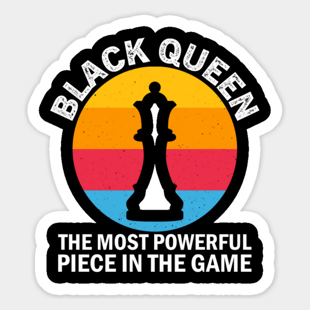 Black Queen, The most Powerful Piece in the Game, Black Man, Black History Magnet by UrbanLifeApparel