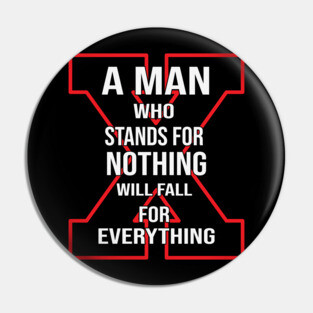 Stand for something, Black History, Civil Rights Pin