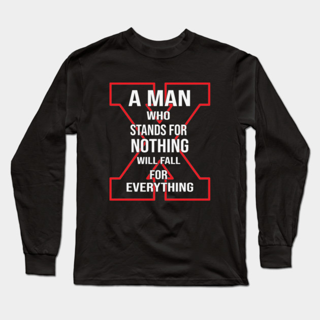 Stand for something, Black History, Civil Rights Long Sleeve T-Shirt by UrbanLifeApparel
