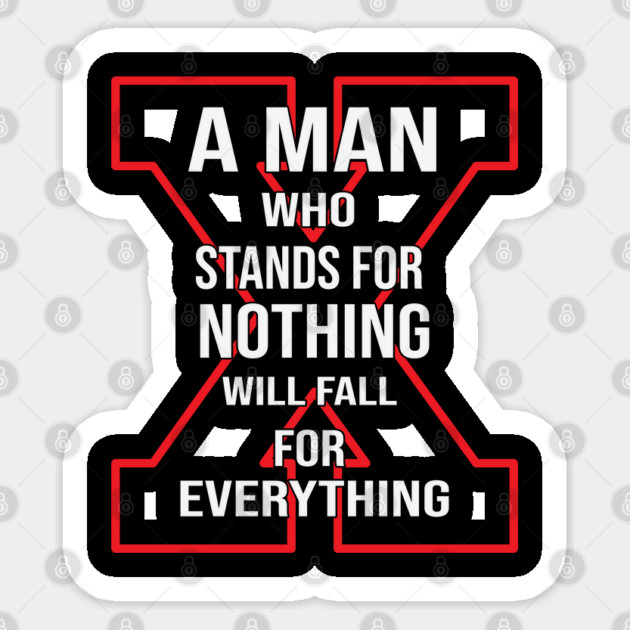 Stand for something, Black History, Civil Rights Sticker by UrbanLifeApparel