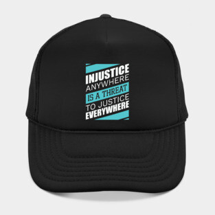 Injustice anywhere is a threat to justice everywhere, Black History Hat