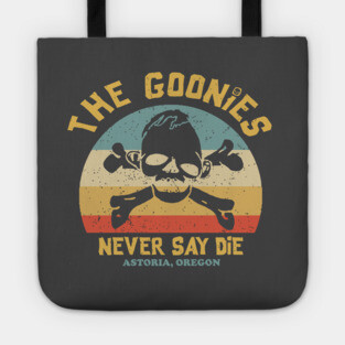 The Goonies Never Say Die Vintage Retro Tote